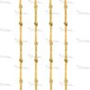 Decorative Elephant & Warrior Brass Chain