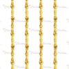 Ornamental Floral Designer Brass Chain