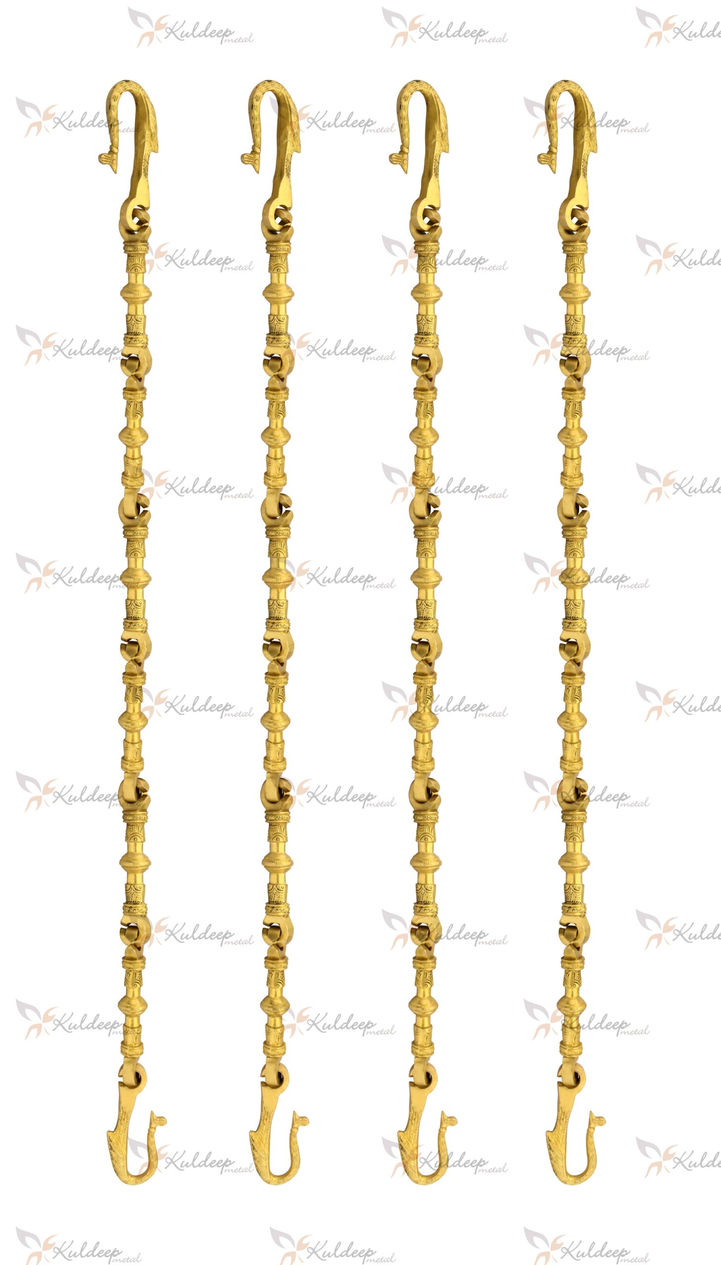 Multi-Motif Heritage Brass Jhula Chain